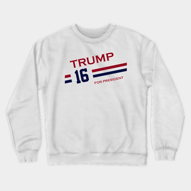 Donald Trump 2016 Crewneck Sweatshirt by ESDesign